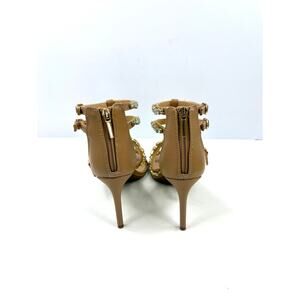 Thalia Sodi Women's Shyla Embellished Strappy Dress Sandals Nude Size 9M NWT/BOX